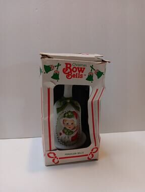 Vintage Jasco Handcrafted Christmas Bow Bells